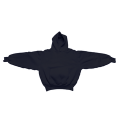 Ellenvinis 1800 GSM 'Black Knit' Hoodie with CRDLCK™