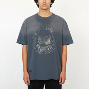Ellenvinis 380GMS High Street Wasteland Destroyed Vintage Washed Distressed T Shirt Black Grey
