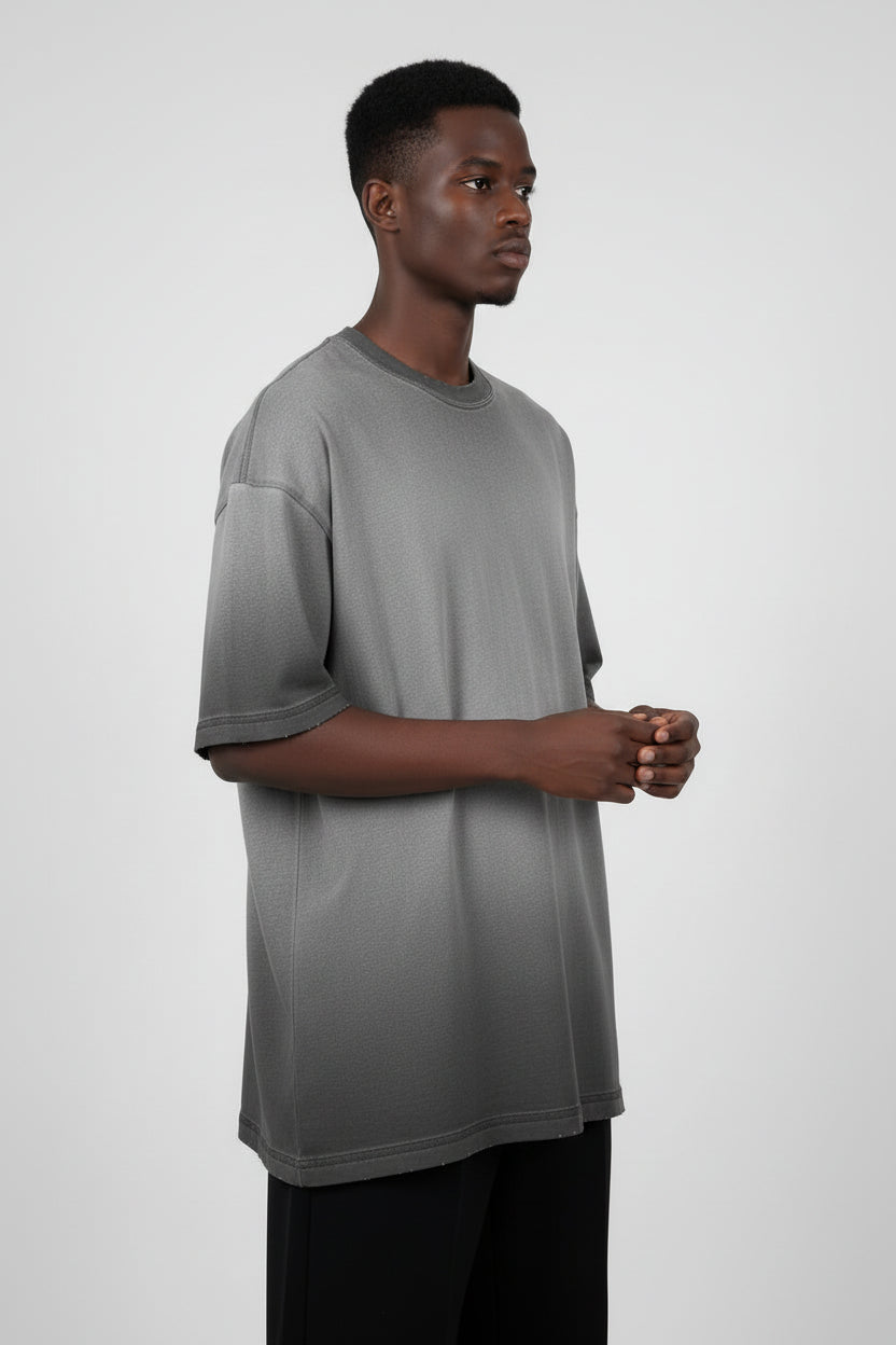 Ellenvinis 420GMS Heavyweight Vintage Distressed T Shirt Unisex Washed Oversized Streetwear Tee