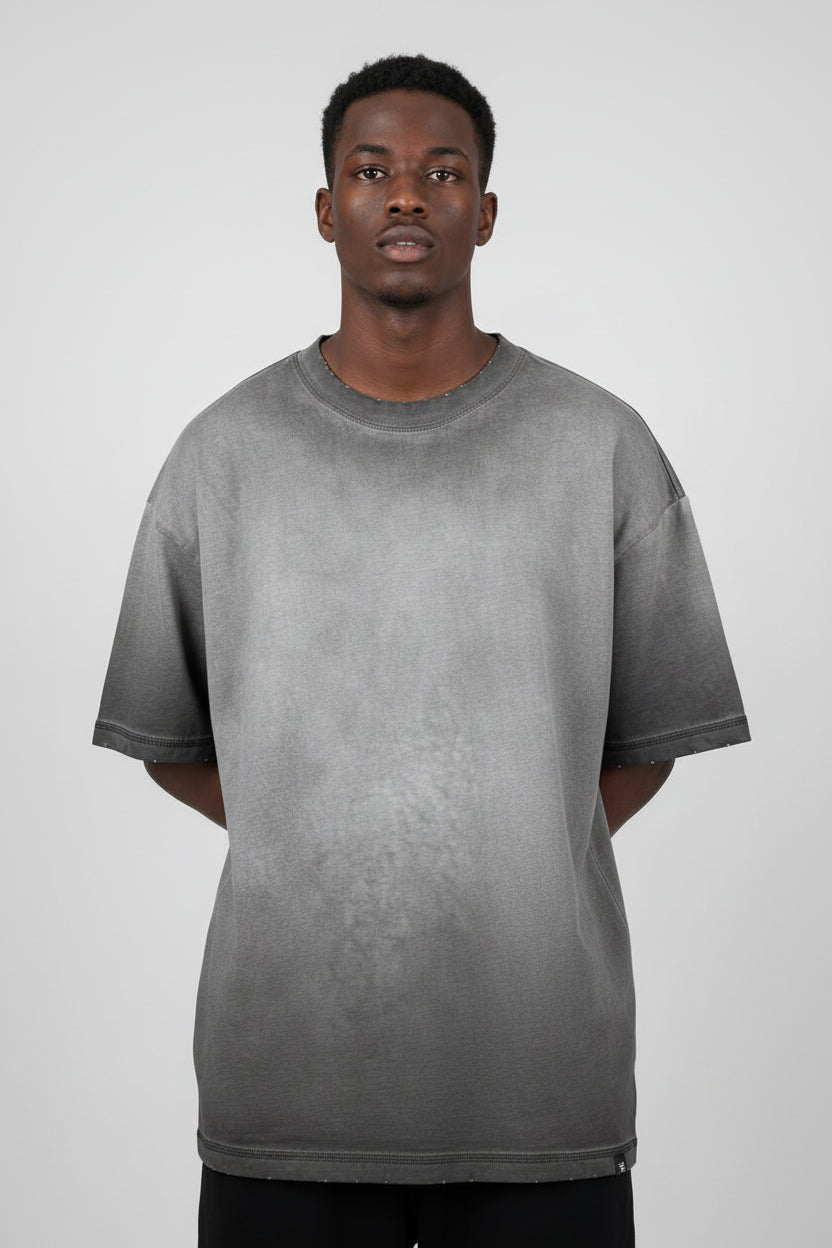 Ellenvinis 420GMS Heavyweight Vintage Distressed T Shirt Unisex Washed Oversized Streetwear Tee