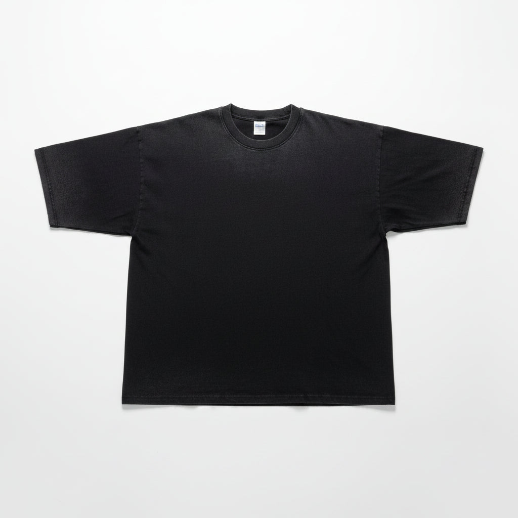 Ellenvinis 420GMS Heavyweight Vintage Distressed T-Shirt – Unisex Washed Oversized Streetwear Tee