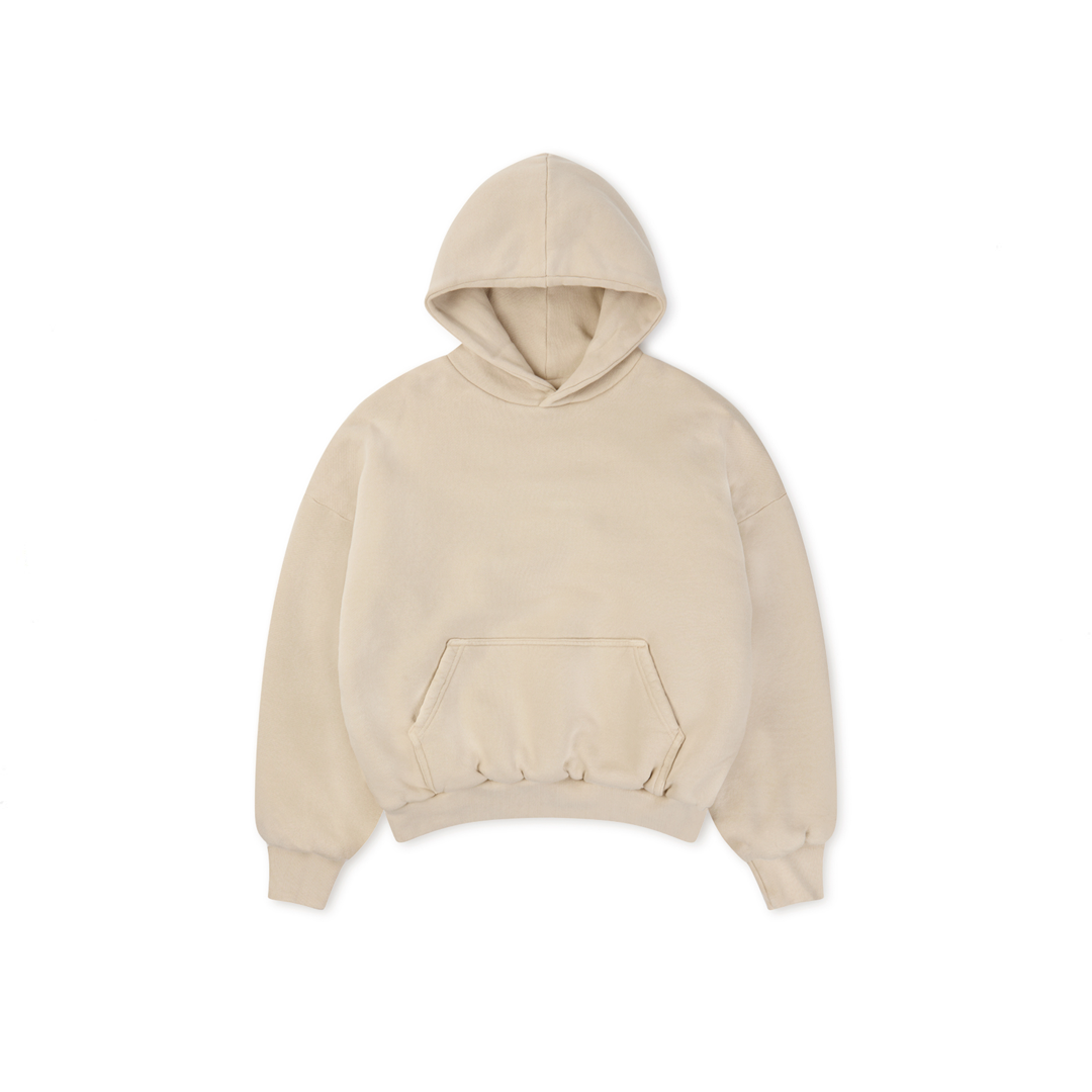 Ellenvinis 1800 GSM 'Cream' Double Hoodie