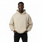 Ellenvinis 1800 GSM 'Cream' Double Hoodie