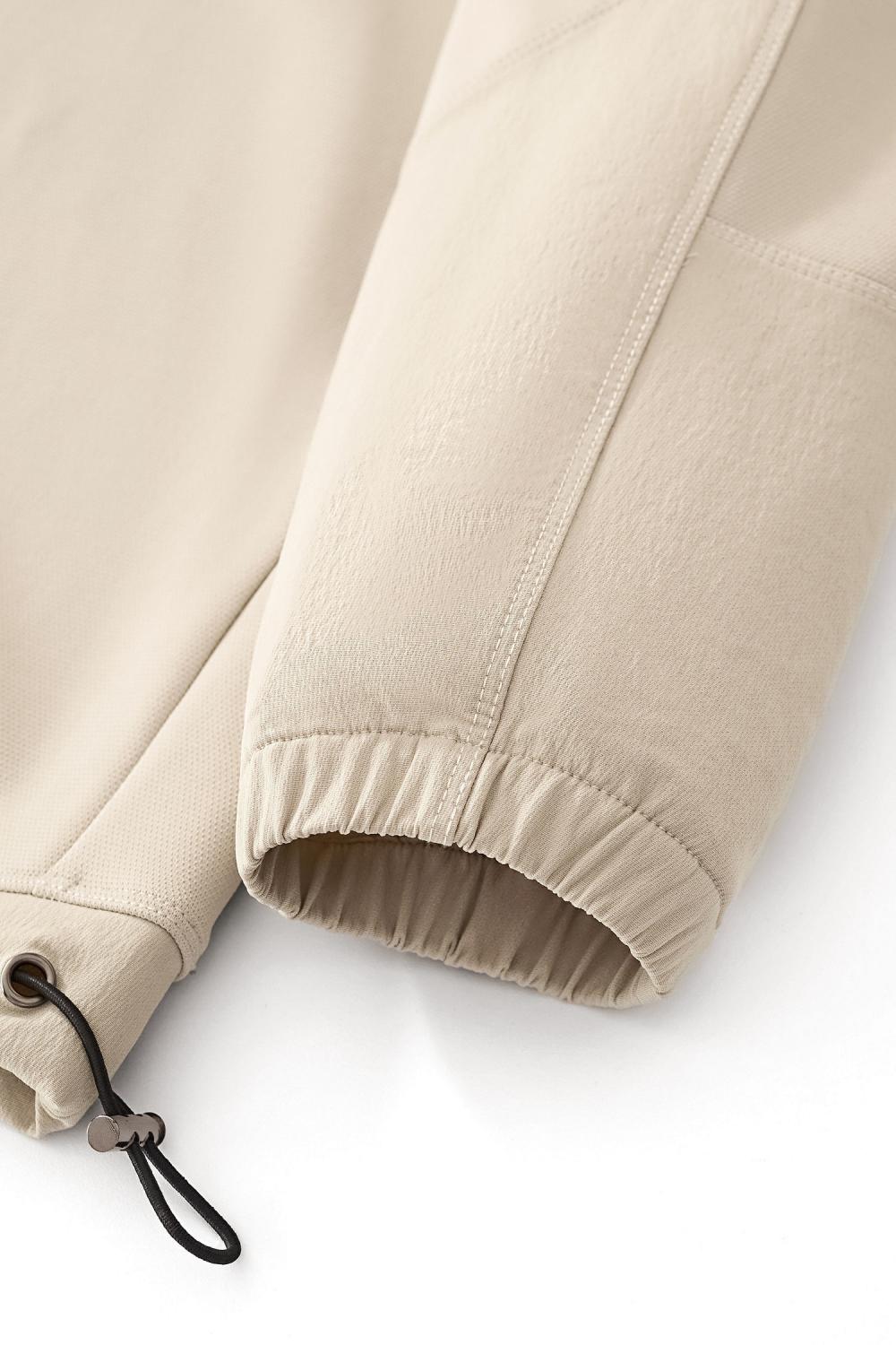 Ellenvinis Fleece-Lined Waterproof Outdoor Hiking Jacket Hoodie