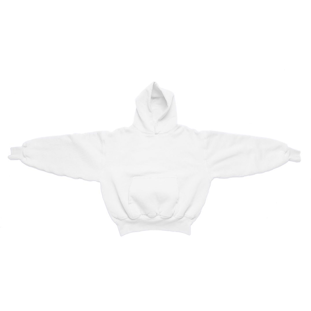 Ellenvinis 1800 GSM 'Milk' Hoodie with CRDLCK™
