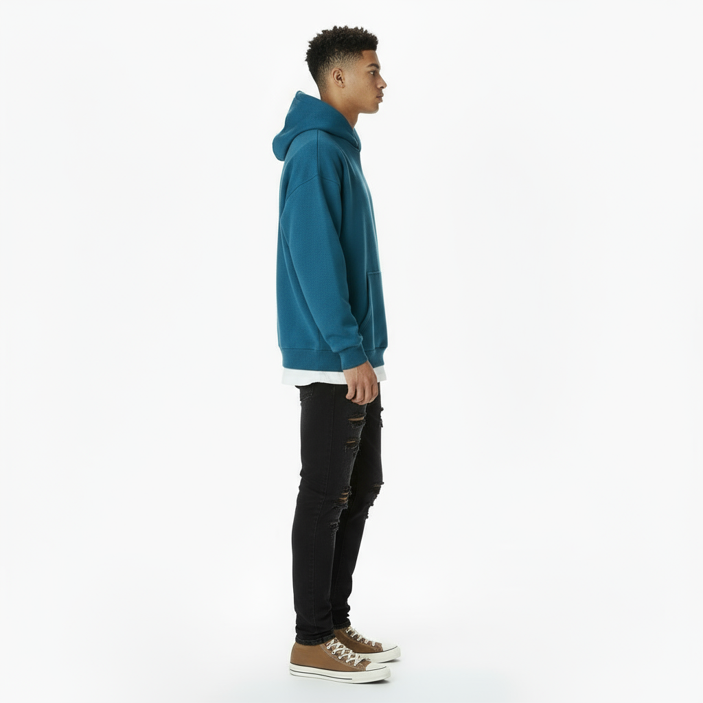 Ellenvinis 1800 GSM 'Ocean' Double Layer Hoodie