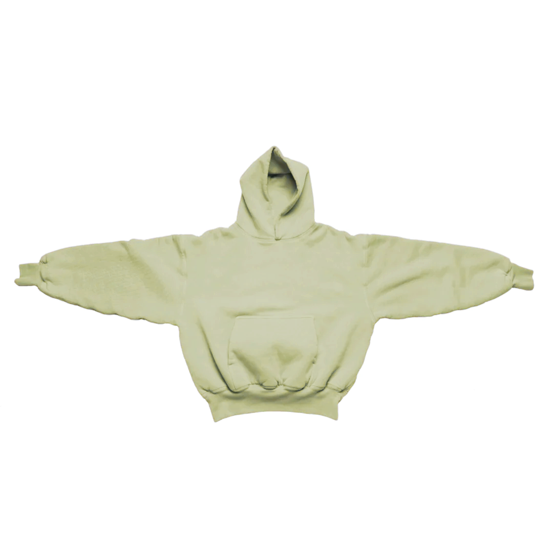 Ellenvinis 1800 GSM 'Sage Green' Hoodie with CRDLCK™