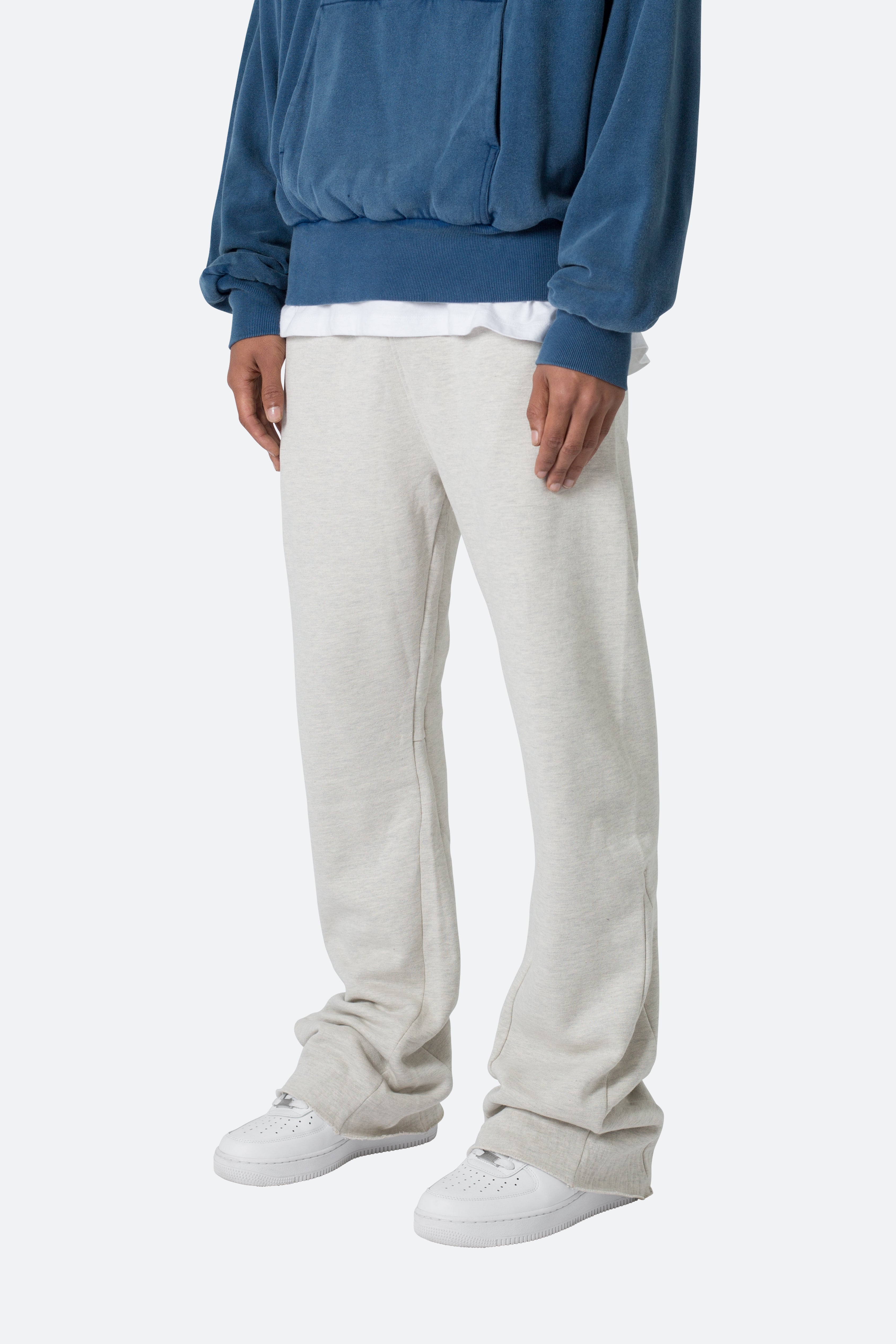 Ellenvinis 460g High Quality Flared Sweatpants - Grey