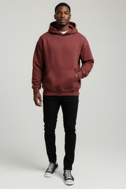 Ellenvinis 1800GSM Cocoa Bean Hoodie with CRDLCK™ Double Sided Design Heavyweight 2KG Hoodie