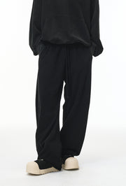 Ellenvinis Men's Clothing | Washing Scimitar Sweatpants 25 Autumn New Product Street Tide Dune Dragon Scale 380G Solid Color Wide Leg Pants