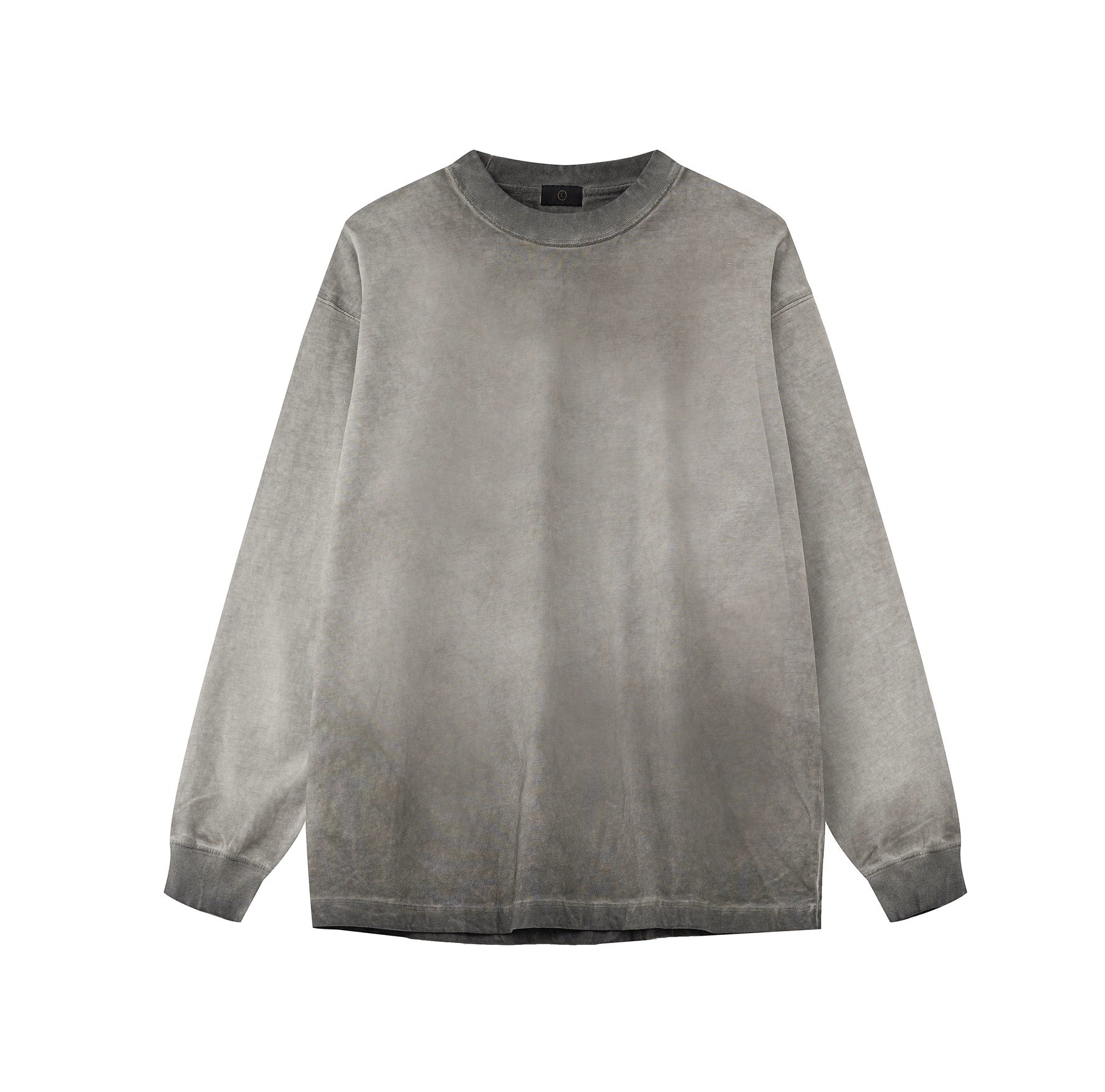 Ellenvinis Dim Grey Heavyweight 430gms 復古洗刷絨圓領運動衫 中性超大街頭服飾