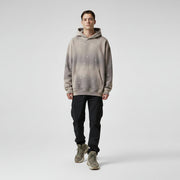 Ellenvinis 1800GMS High-Street Kanye-Inspired Ink Wash Gradient Distressed Heavyweight Hoodie