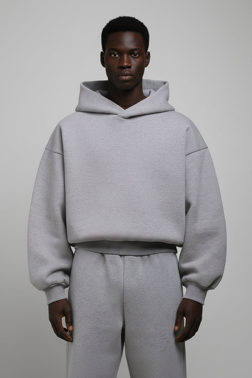 Ellenvinis THE HOODIE 1200GMS Concrete Gray | Heavyweight Street Hoodie