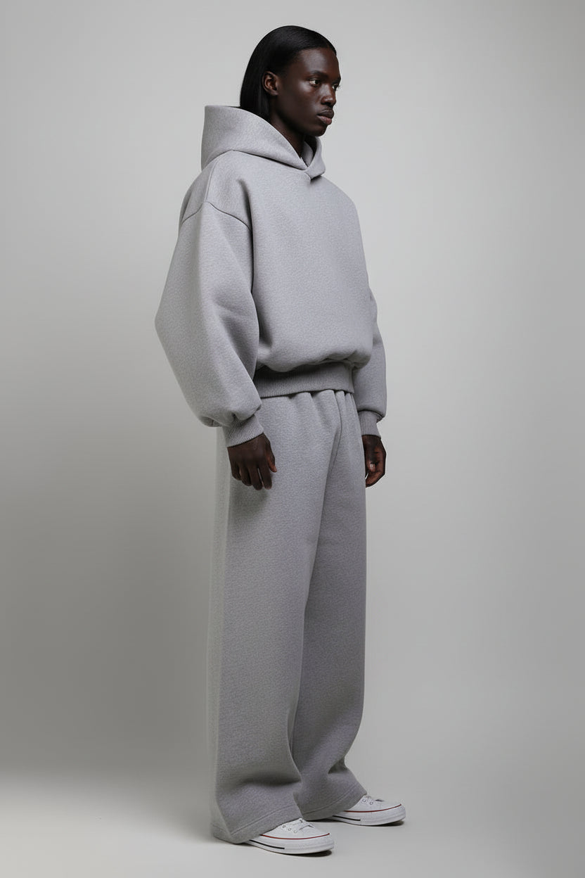 Ellenvinis THE HOODIE 1200GMS Concrete Gray | Heavyweight Street Hoodie