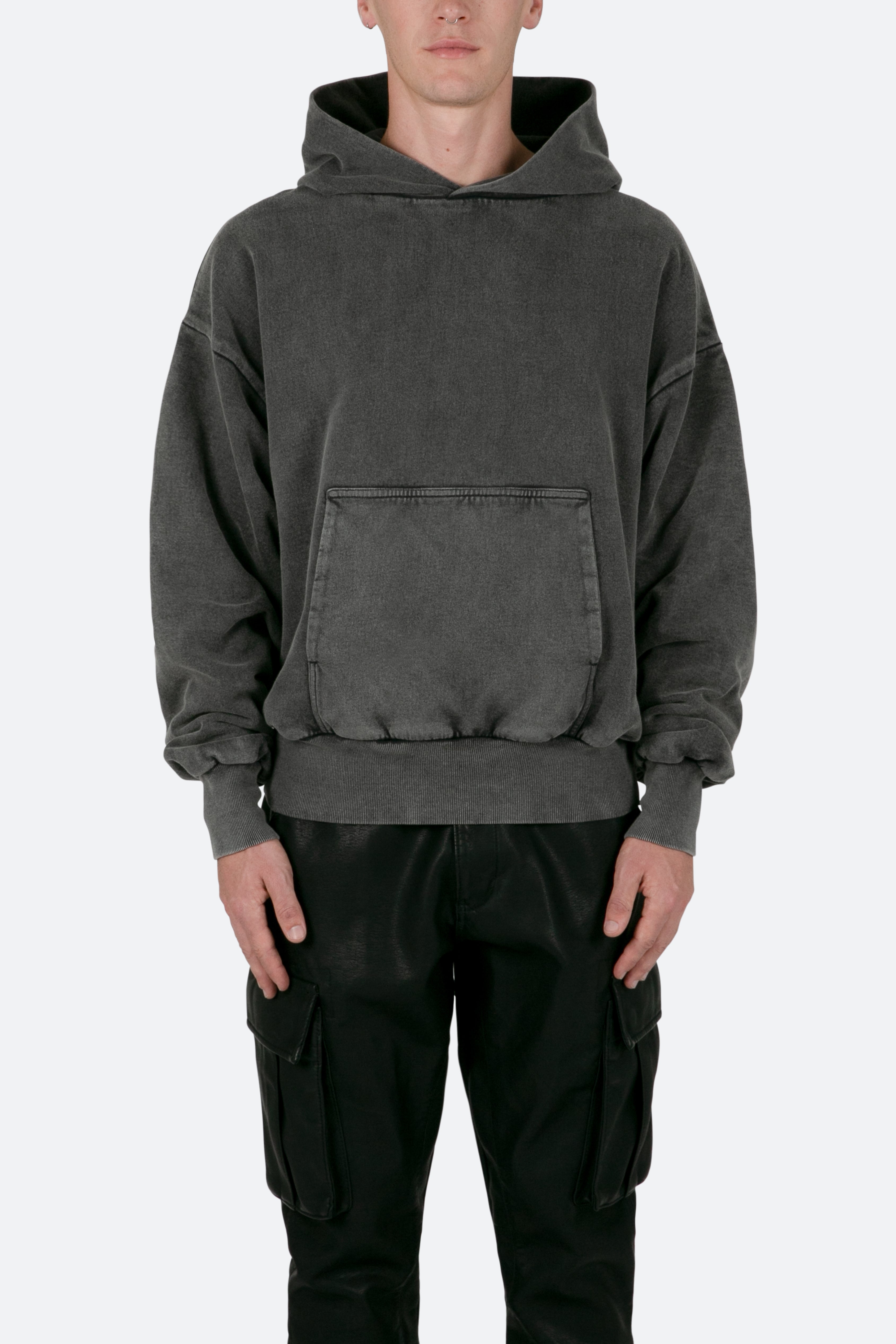 Double Layer Hoodie - Vintage Black