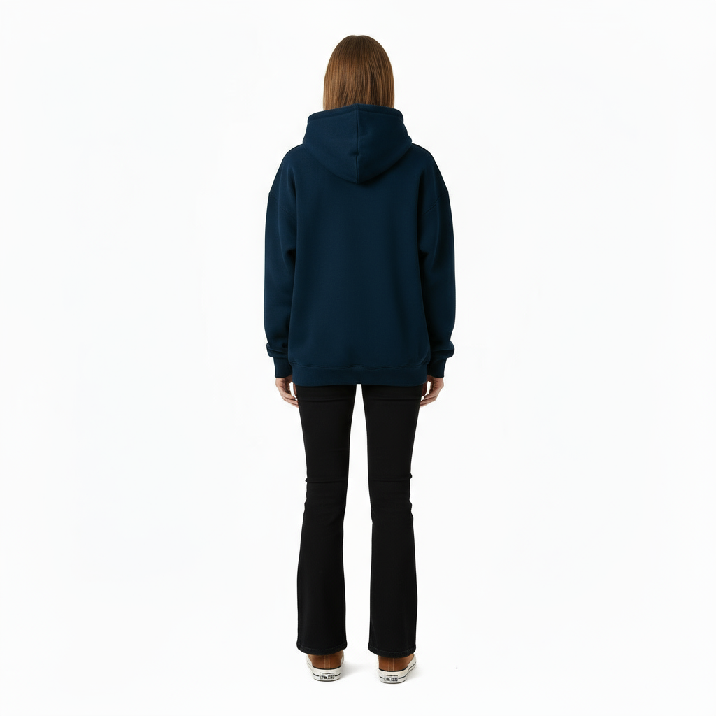 Ellenvinis 1800 GSM 'Navy Blue' Double Hoodie