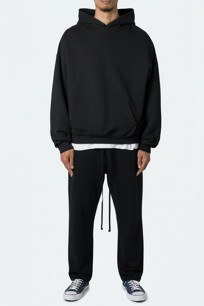 Ellenvinis 450GMS Heavy Every Day Hoodie – Blac