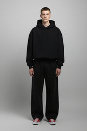 Ellenvinis THE HOODIE Double Sided Design 1200GMS Heavyweight Hoodie Vintage Black