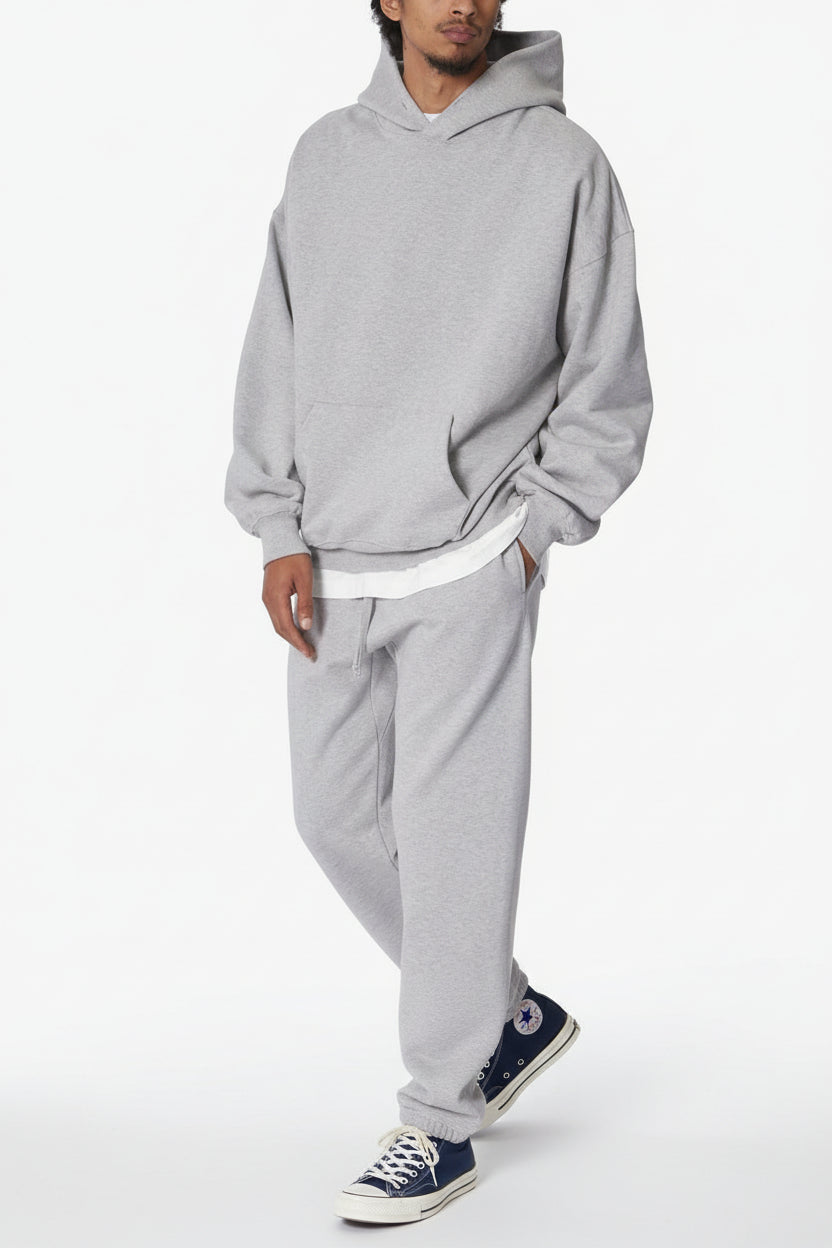 Ellenvinis 450GMS Heavy Every Day Hoodie – Marled Grey