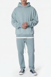 Ellenvinis 450GMS Vintage-Washed Hoodie & Jogger Set – Slate