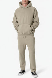 Ellenvinis 450GMS Vintage-Washed Hoodie & Jogger Set – Washed Earth