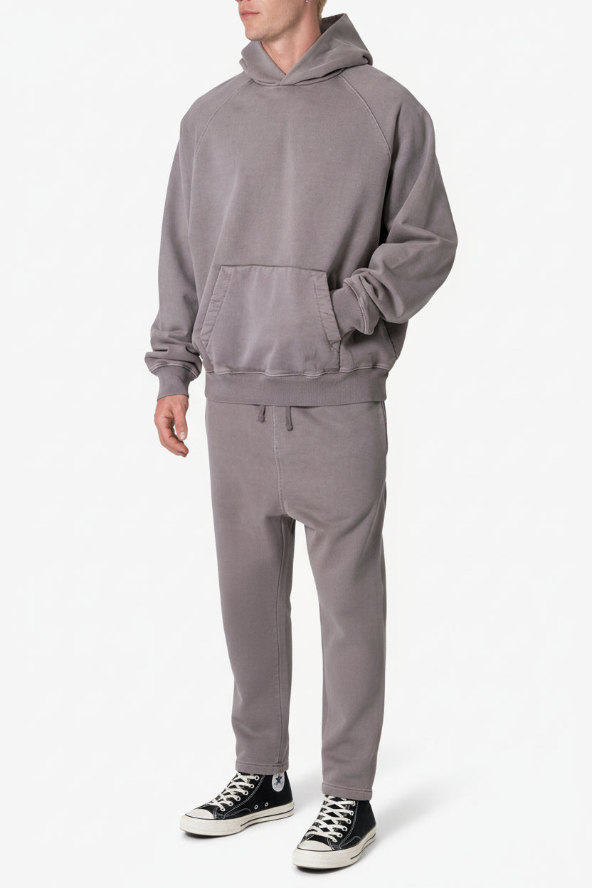 Ellenvinis 450GMS Vintage-Washed Hoodie & Jogger Set – Washed Mauve