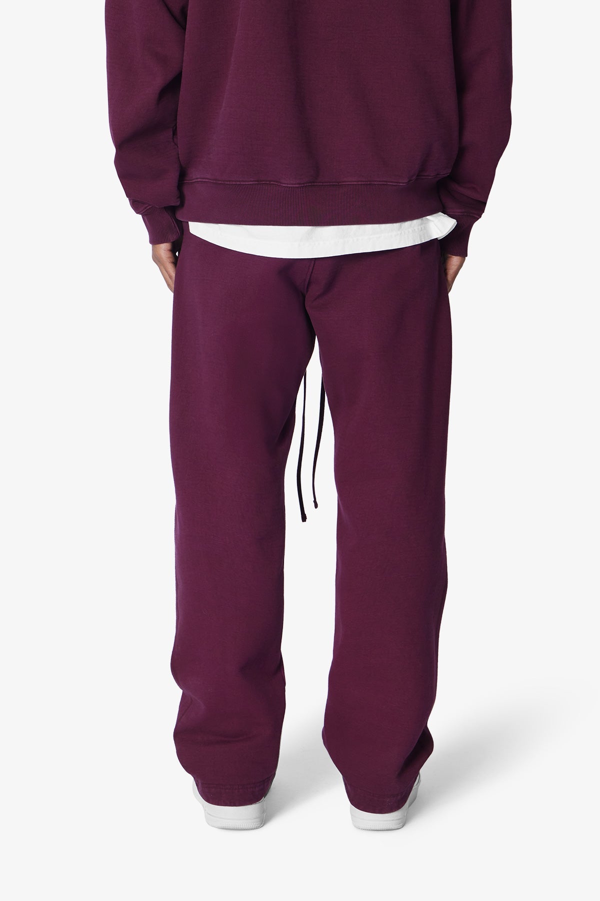 Heavy Relaxed Every Day Sweatpants - Burgundy
