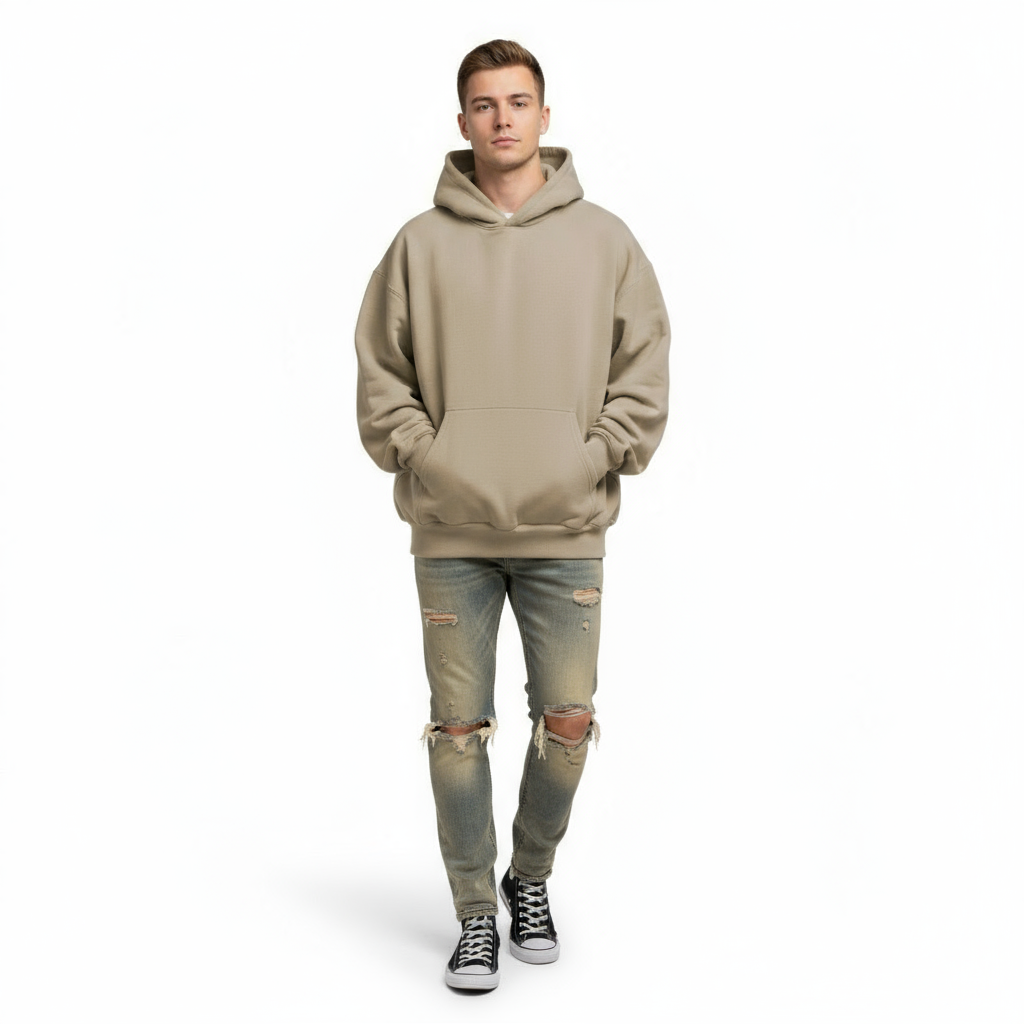 1800 GSM 'Desert' Hoodie with CRDLCK™