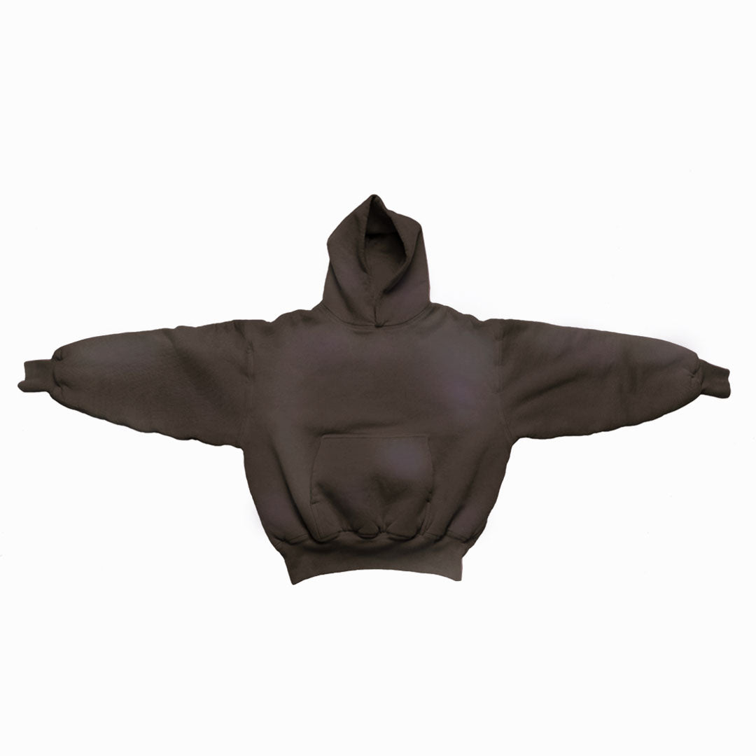 Ellenvinis 1800 GSM 'Washed Wood' Hoodie with CRDLCK™