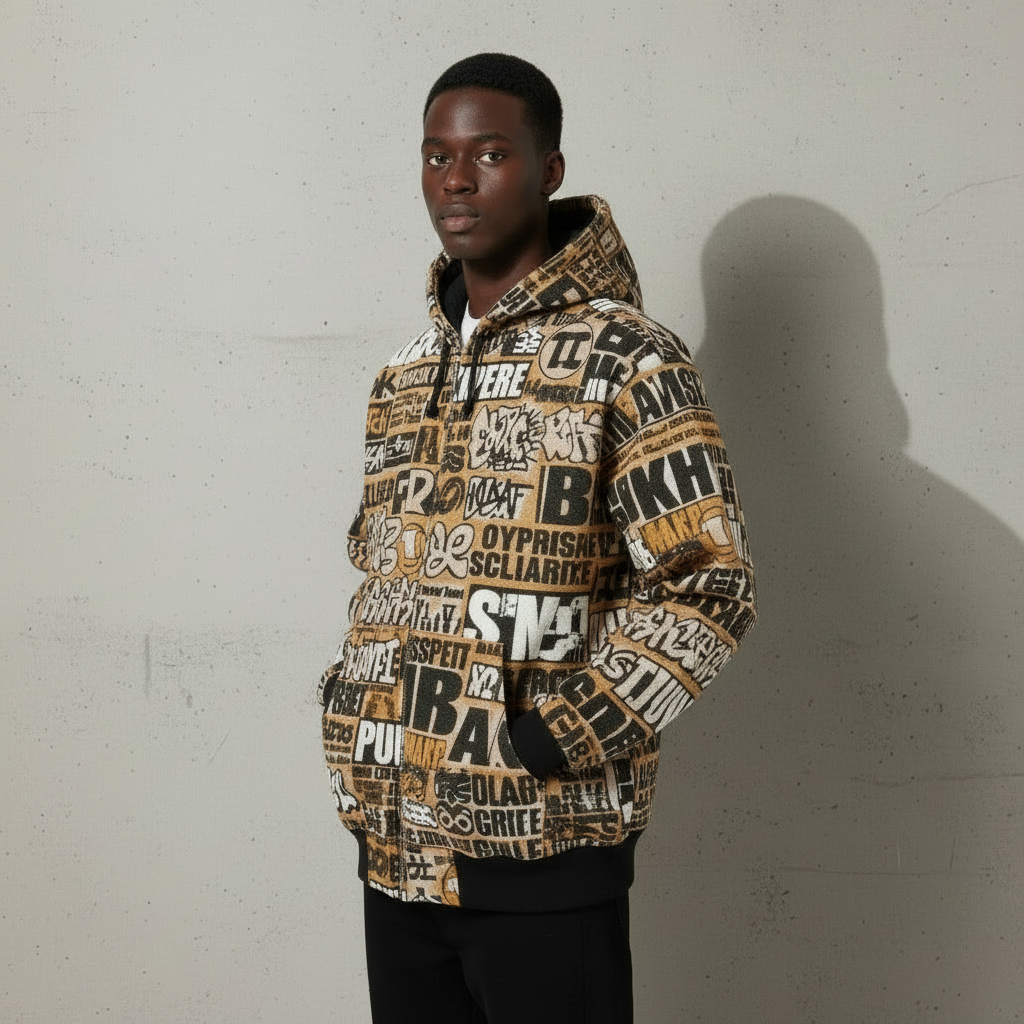 Ellenvinis Original Snowfield Hooded Work Jacket – Heavy 3M Thick Insulation Canvas Coat | Winter Extreme Cold Streetwear