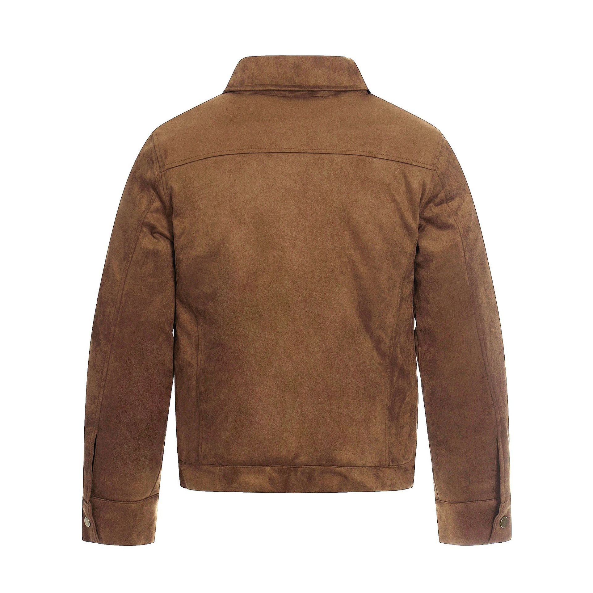 American retro aircraft buckle suede padded jacket men's and women's autumn and winter ruffian handsome jacket couple trendy cotton coat