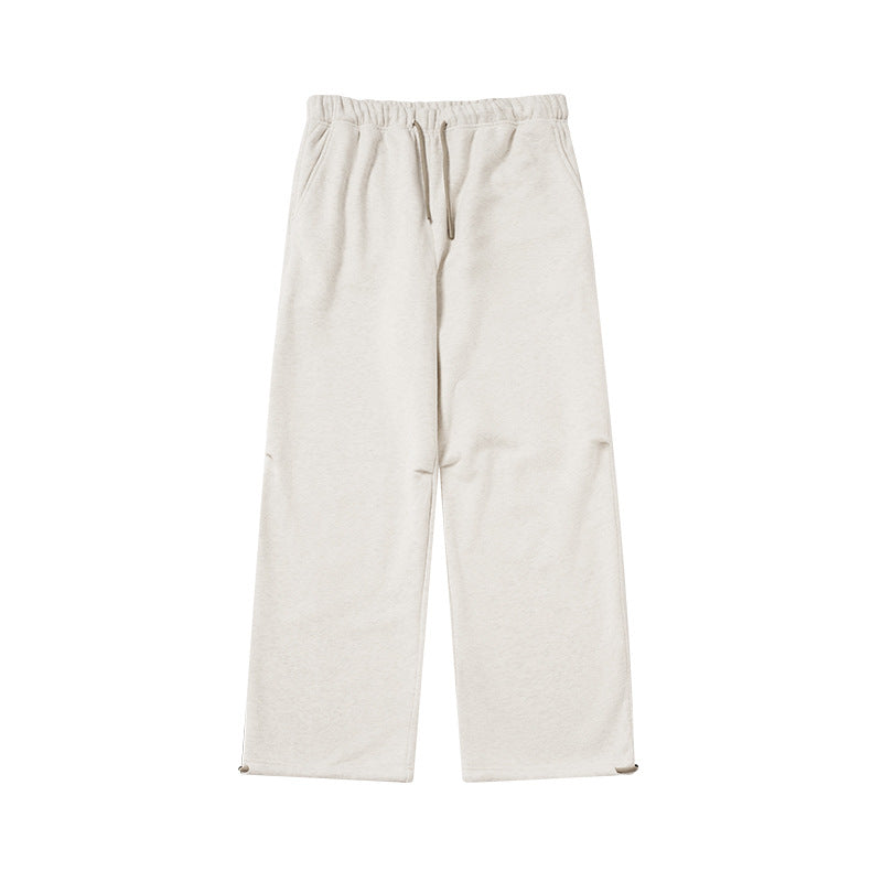 Ellenvinis men's clothing | fog straight fleece sweatpants 2024 autumn and winter tide brand new 365G American sports straight pants