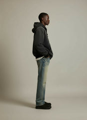 NOFAITH Washed and old hooded cotton clothes Men's autumn and winter Japanese retro cotton casual jacket Top No faith