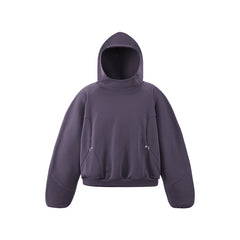 Ellenvinis functional deconstruction fleece sweater set 25 winter new eggshell fleece hoodie scimitar sweatpants tide