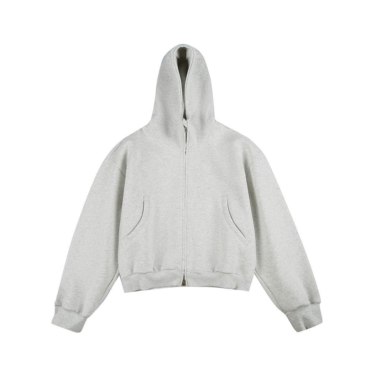 Ellenvinis Heavy 900Gsm Streetwear Hoodie – Men’s Loose Fit Short Pullover Cardigan for Spring