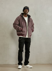 NOFAITH Washed and old hooded cotton clothes Men's autumn and winter Japanese retro cotton casual jacket Top No faith