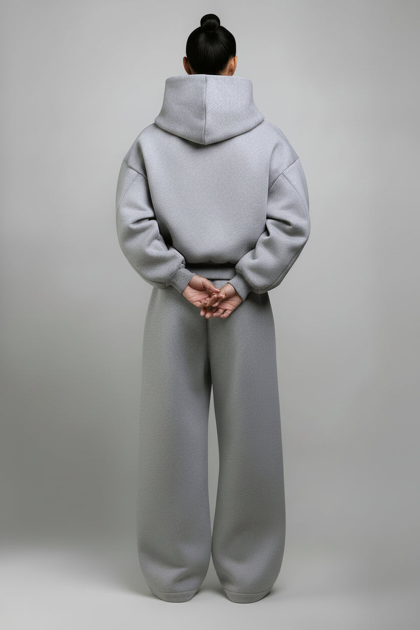 Ellenvinis THE HOODIE 1200GMS Concrete Gray | Heavyweight Street Hoodie