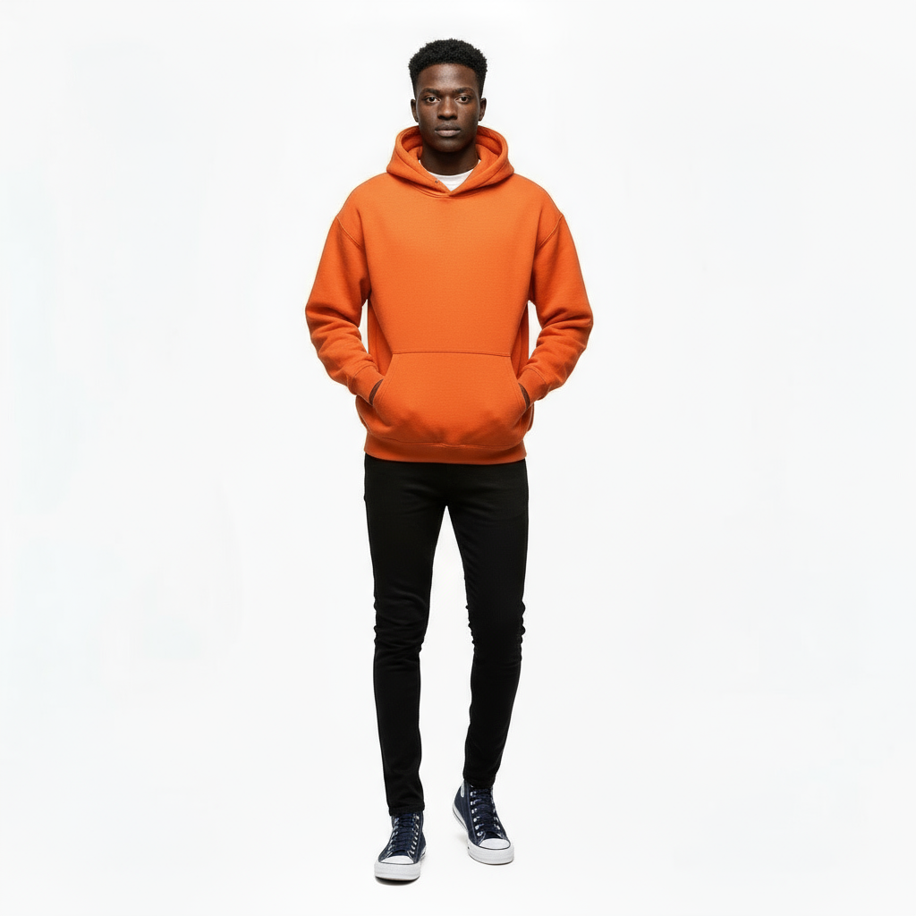 Ellenvinis 1800 GSM ‘Burnt Orange’ Hoodie with CRDLCK™