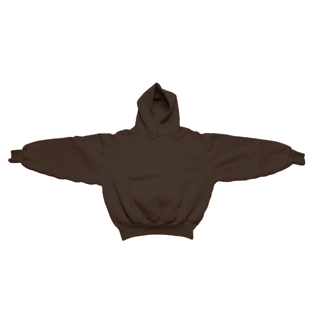 Ellenvinis 1800 GSM ‘Dark Chocolate’ Hoodie with CRDLCK™