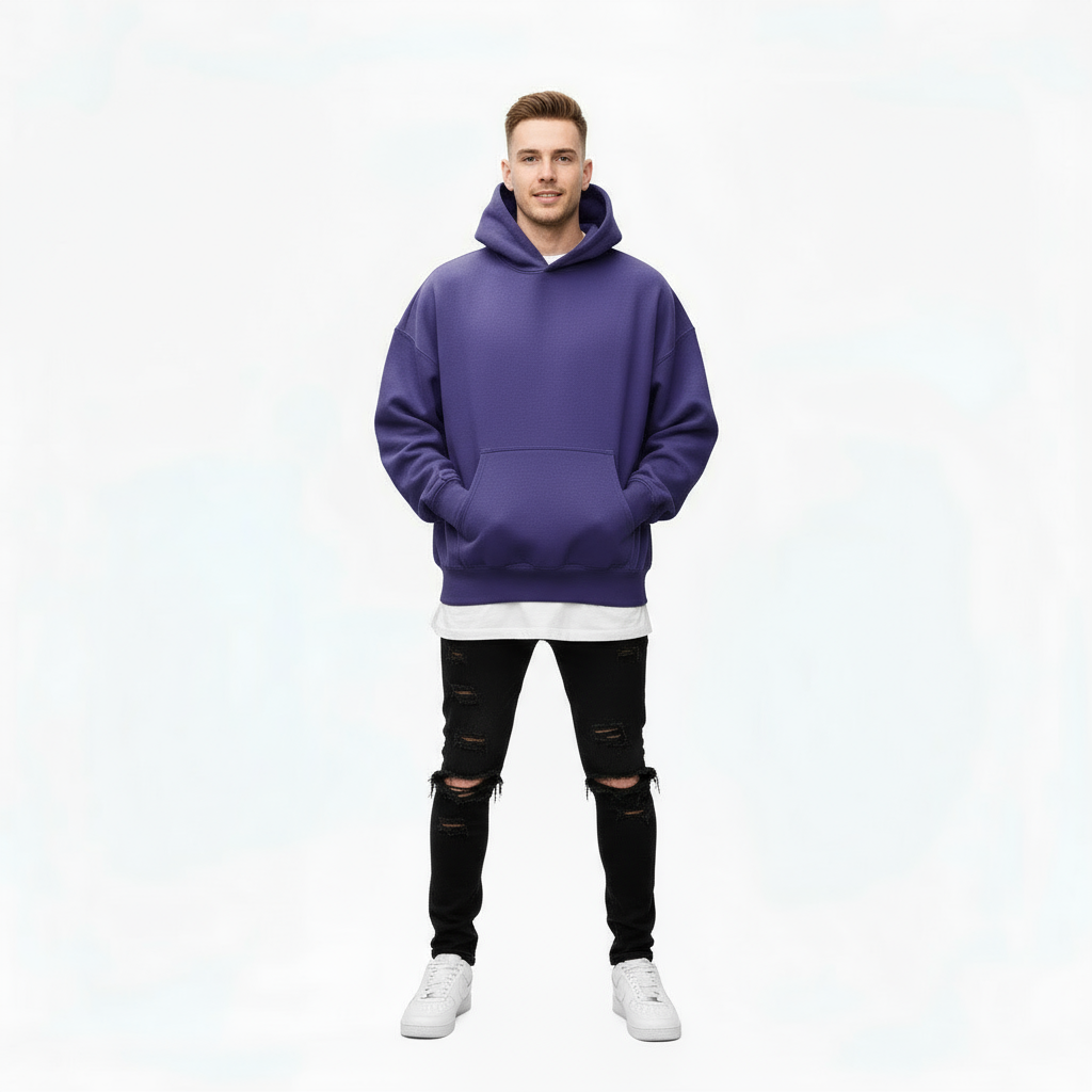 1800 GSM 'Cyber Grape' Hoodie with CRDLCK™