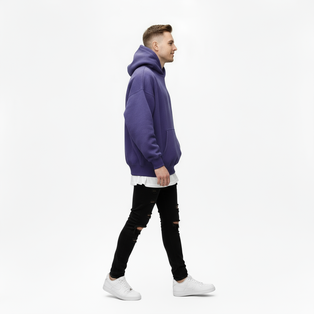 1800 GSM 'Cyber Grape' Hoodie with CRDLCK™