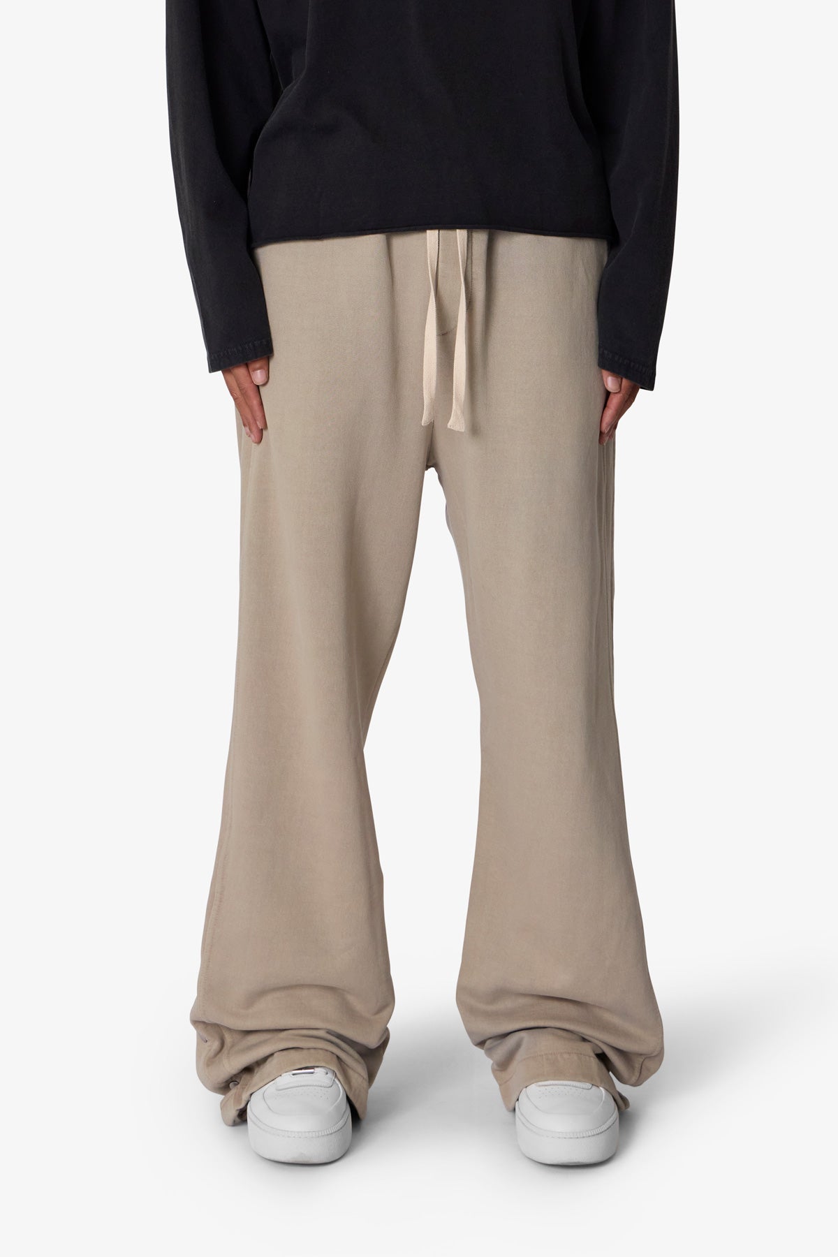 Ellenvinis Side Snap Fleece Pants - Washed Earth
