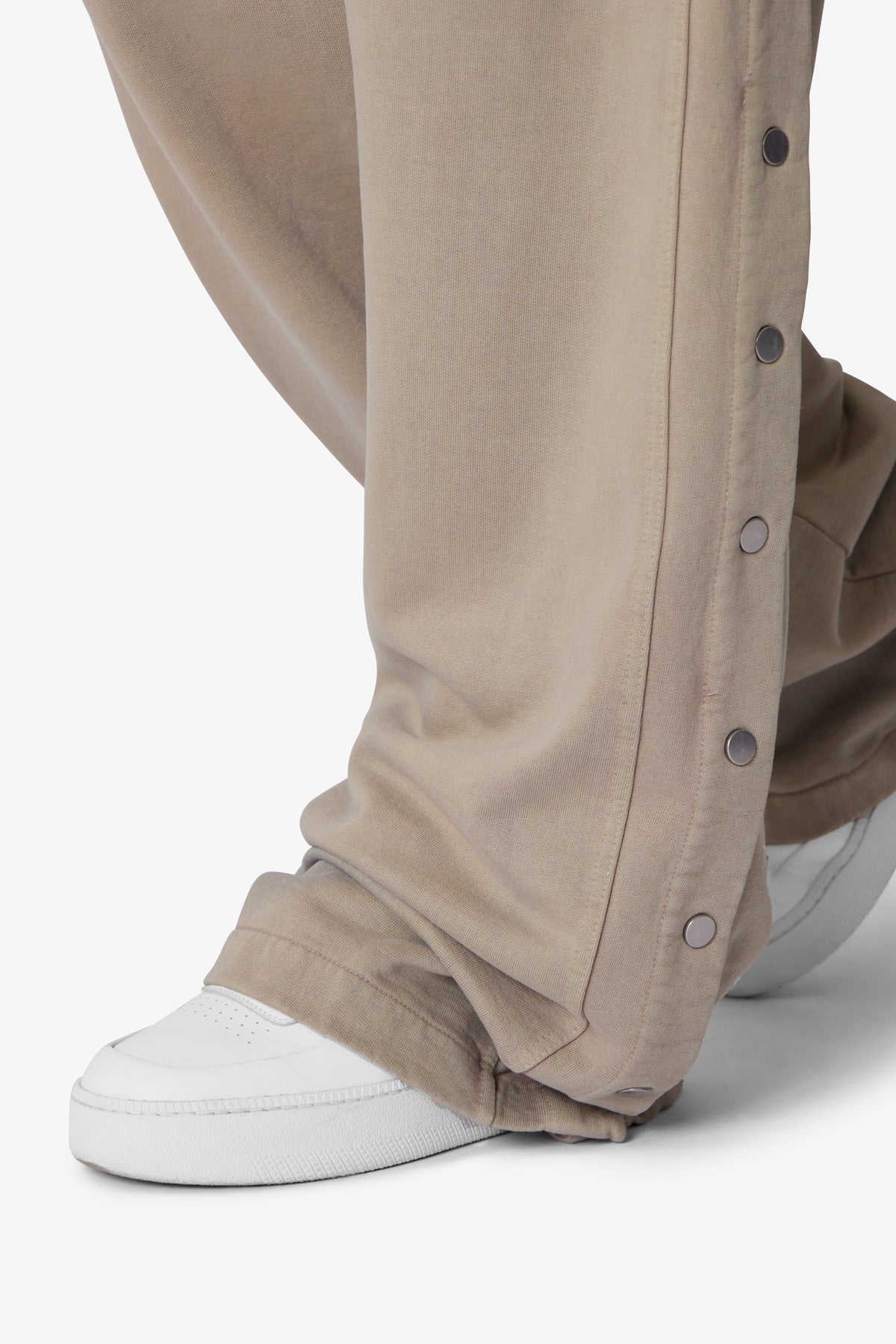 Ellenvinis Side Snap Fleece Pants - Washed Earth