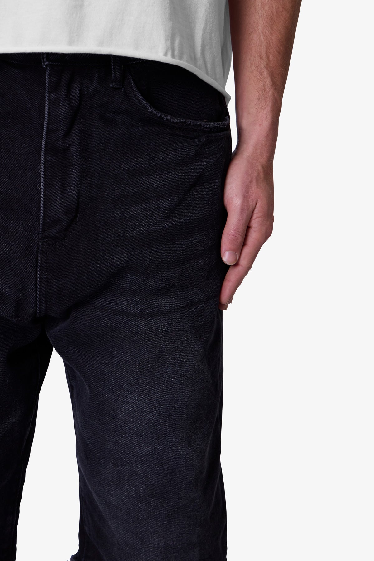 Ultra Baggy Denim on Denim - Black/Blue