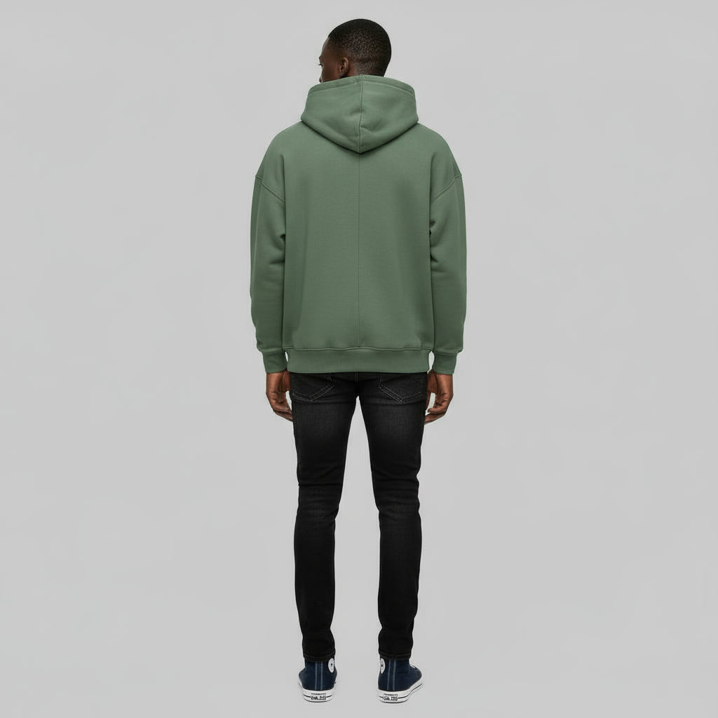 Ellenvinis 1800 GSM ‘Feldgrau’ Hoodie with CRDLCK™